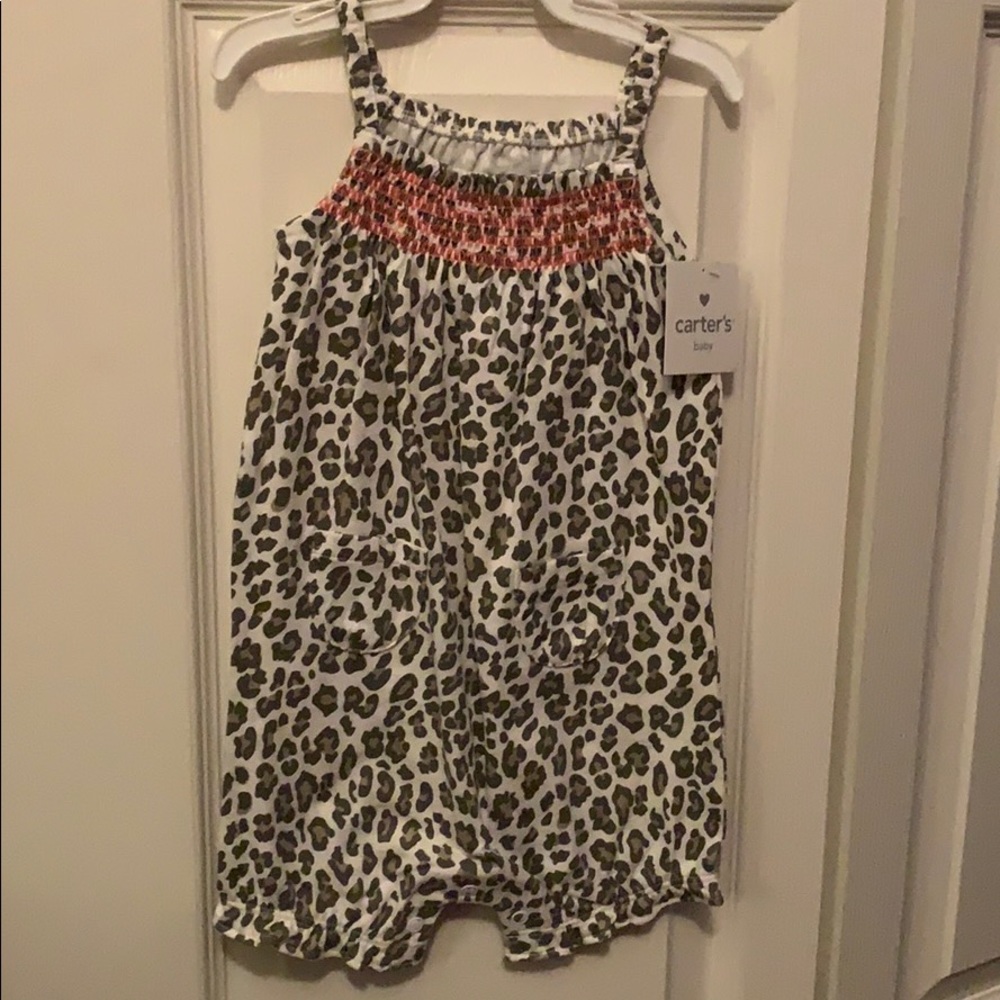 Leopard romper
